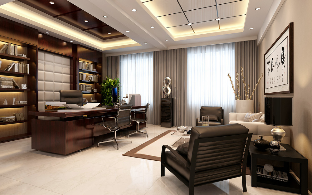 經(jīng)理室設計效果圖