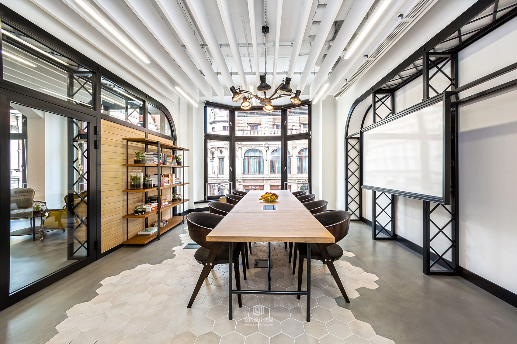 工業(yè)風(fēng)會(huì )議室裝修設計